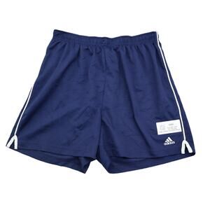 Adidas Shorts Mens L Blue Elastic Waist Basketball Sports Active Pull On Bottoms